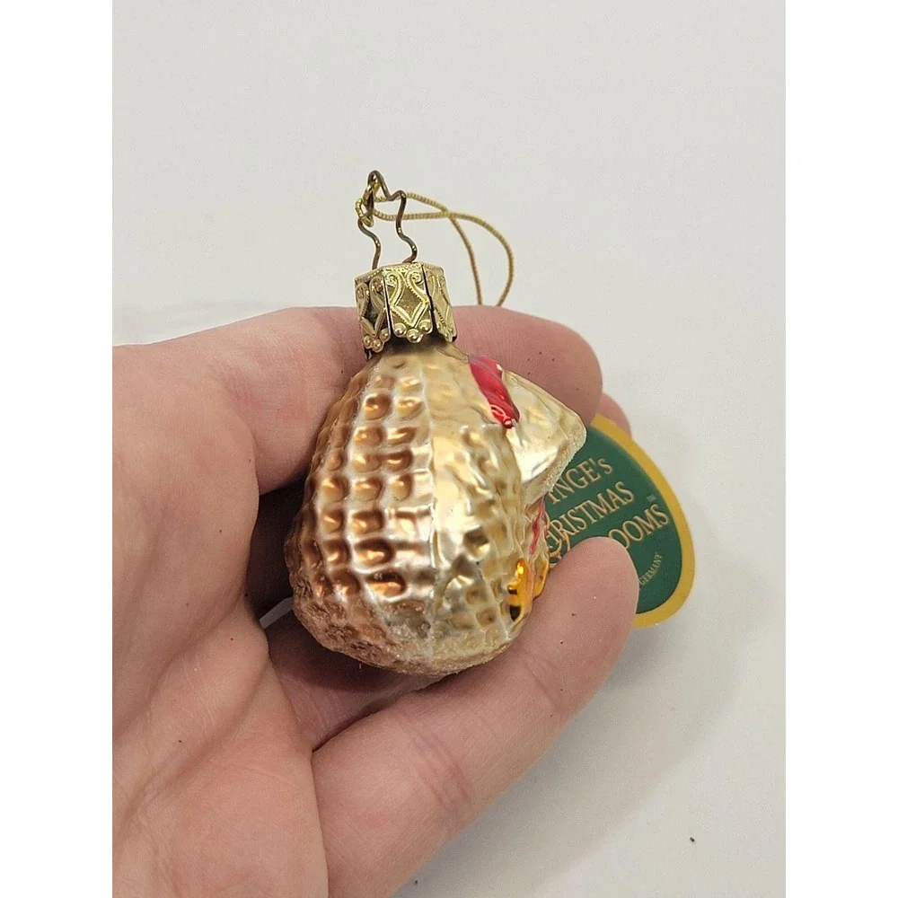NEW VTG Inge-Glas Germany Blown Glass Christmas Ornament Santa's Sack Bag Figure - Picture 2 of 4
